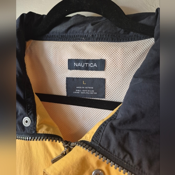 Vintage Nautica Yellow Windbreaker - Picture 4 of 12